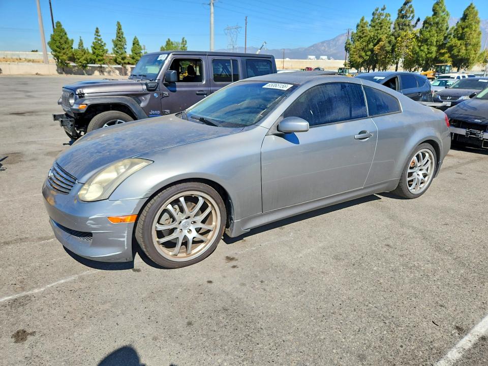 2006 Infiniti G35 VIN JNKCV54E16M722109 COPART salvage auction — MINOR DENT/SCRATCHES, CA - DIS/DLR/EXP ONLY CLEAN TITLE, sold $1,100 on 2026-08-22 (photo 1)