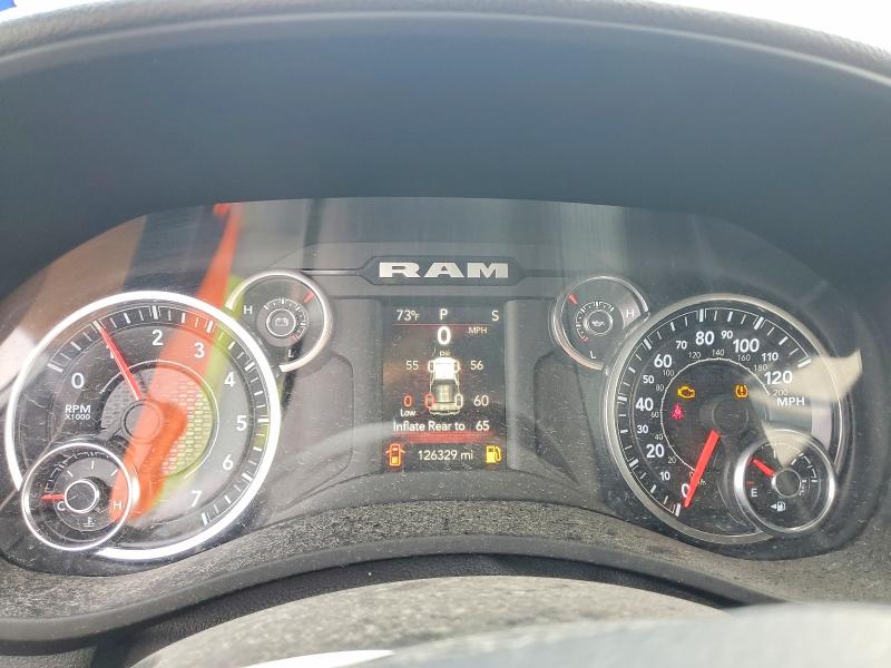 2022 Ram 2500 VIN 3C6UR5CJXNG367796 COPART salvage auction — REAR END, Tx - Certificate Of Title, sold $7,700 on 2026-09-04 (photo 9)