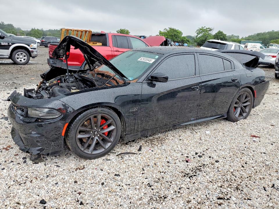 2019 Dodge Charger VIN 2C3CDXGJ4KH563967 — COPART salvage auction photo
