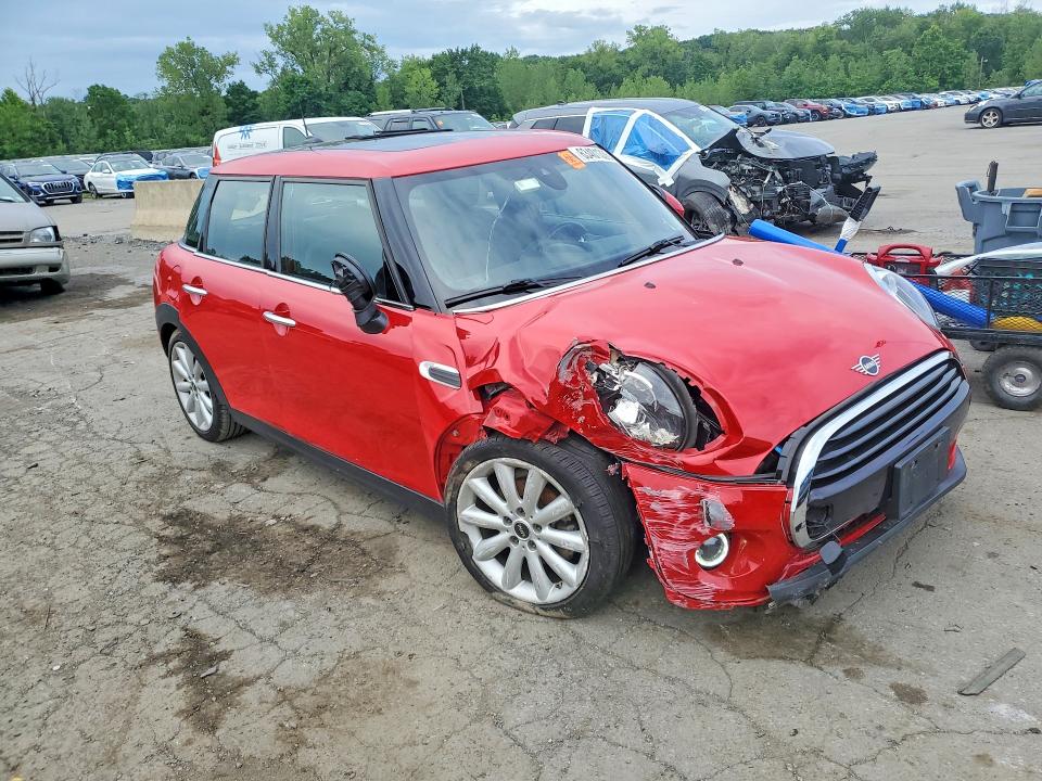 2021 Mini Cooper VIN WMWXU7C01M2N03437 COPART salvage auction — FRONT END, Ny - Mv-907A Salvage Certificate, sold $2,350 on 2026-08-13 (photo 4)