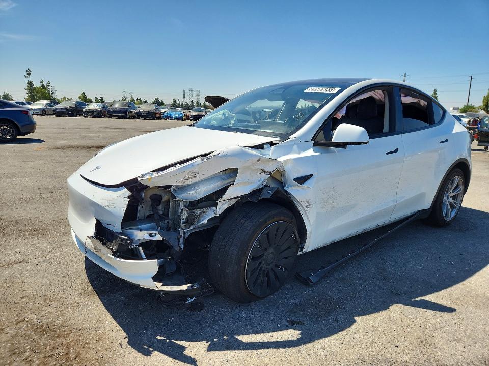 2024 Tesla Model y VIN 7SAYGAEE4RF059580 — COPART salvage auction photo