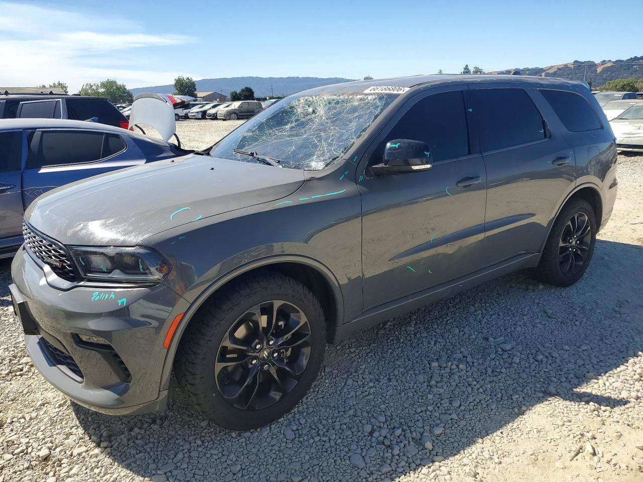 2021 Dodge Durango VIN 1C4RDHDG4MC544202 — COPART salvage auction photo