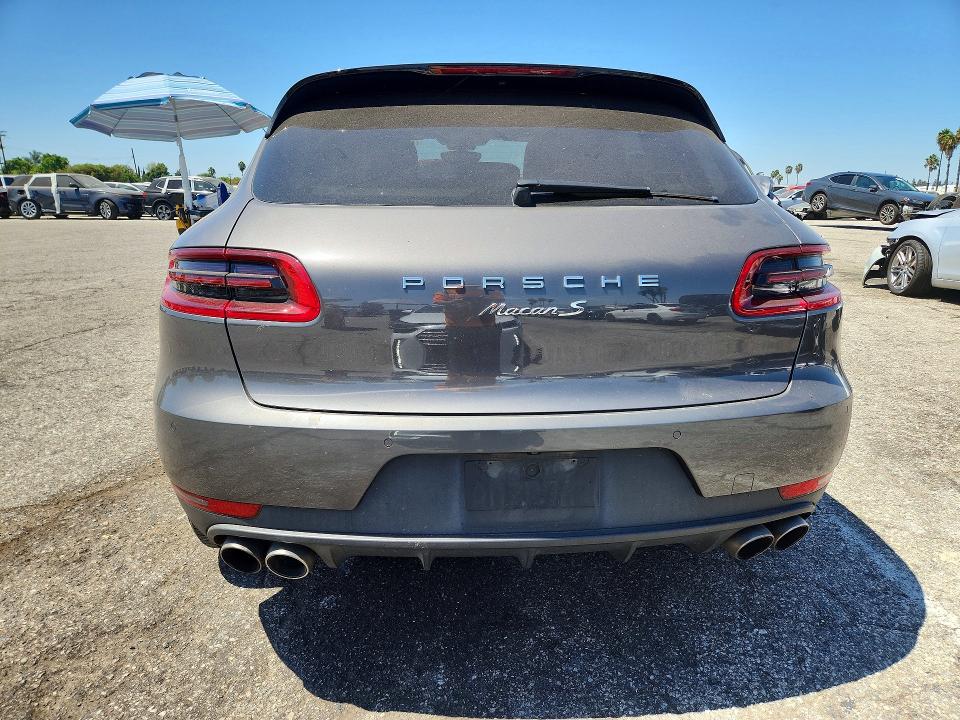 2018 Porsche Macan VIN WP1AB2A53JLB32771 COPART salvage auction — SIDE, CA - SALVAGE CERTIFICATE, sold $0 on 2026-09-12 (photo 6)