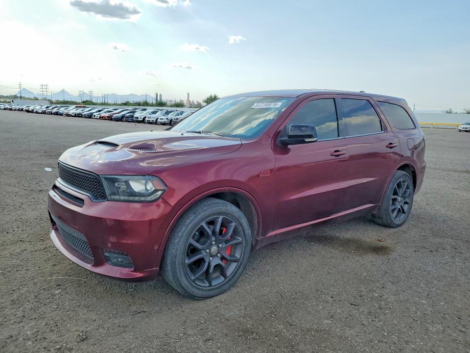 2018 Dodge Durango VIN 1C4SDHCT3JC290106 COPART salvage auction — REAR END, Az - Cert Of Title - Salvage, sold $8,600 on 2026-08-21 (photo 1)