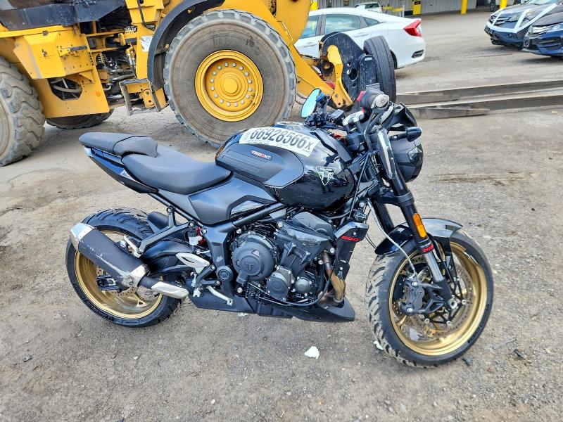 2026 Triumph motorcycle Trident VIN SMTL24P4XTTCR1931 COPART salvage auction — SIDE, CT - CERT OF TITLE-SALVAGE, sold $4,000 on 2026-09-10 (photo 1)