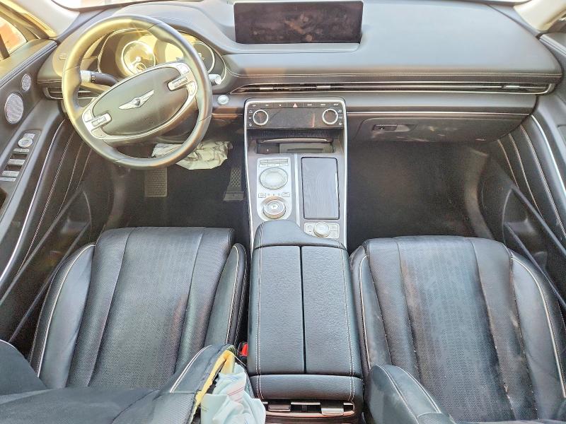 2022 Genesis GV80 VIN KMUHCESC9NU077350 COPART salvage auction — SIDE, TX - CERTIFICATE OF TITLE, sold $11,400 on 2026-09-10 (photo 8)