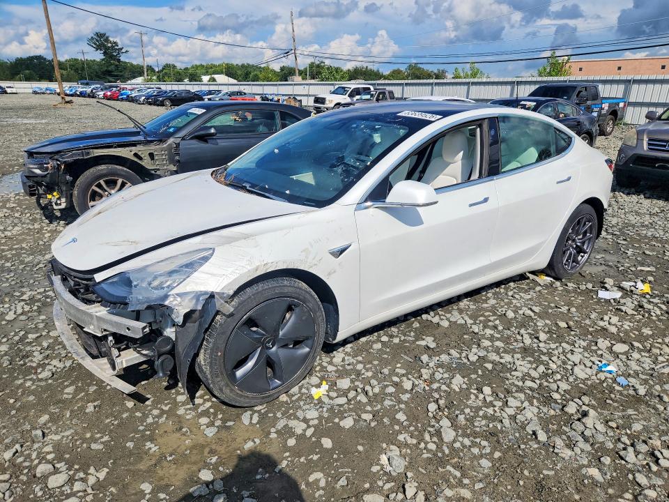 2020 Tesla Model 3 VIN 5YJ3E1EA7LF793311 COPART salvage auction — FRONT END, Fl - Certificate Of Title, sold $7,900 on 2026-08-19 (photo 1)