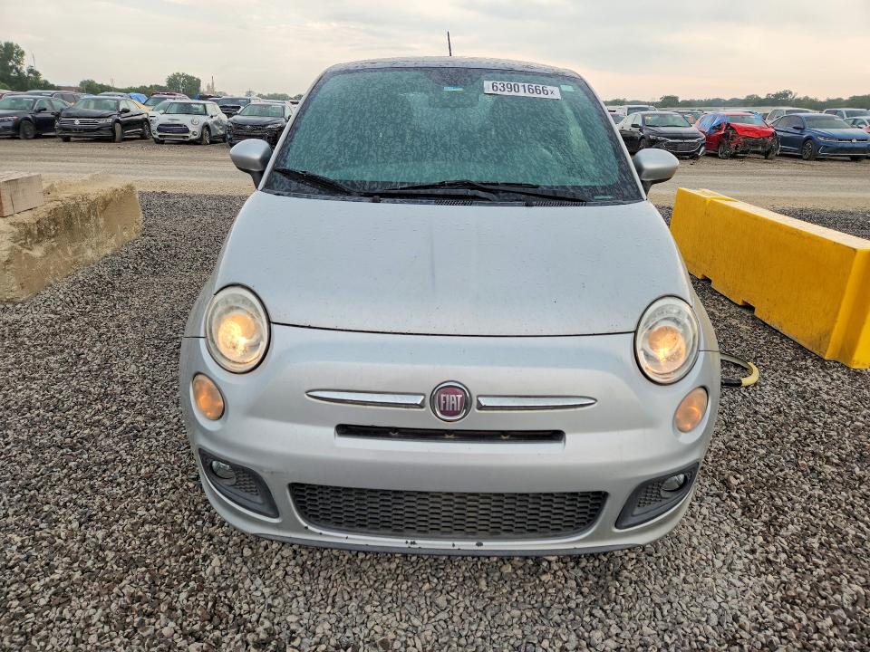2012 Fiat 500 VIN 3C3CFFBR6CT174726 COPART salvage auction — MECHANICAL, Salvage Title, sold $375 on 2026-08-11 (photo 5)
