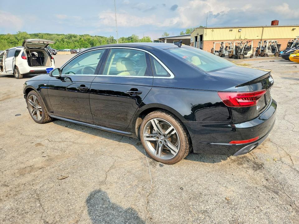 2018 Audi A4 VIN WAULMAF40JA086405 COPART salvage auction — FRONT END, Ny - Mv-907A Salvage Certificate, sold $7,100 on 2026-09-03 (photo 2)