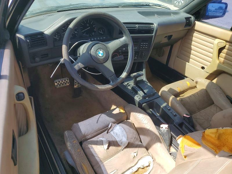 1989 BMW 3er VIN WBABB2309KEC18471 COPART salvage auction — SIDE, CA - DIS/DLR/EXP ONLY CLEAN TITLE (P), sold $1,600 on 2026-08-21 (photo 8)