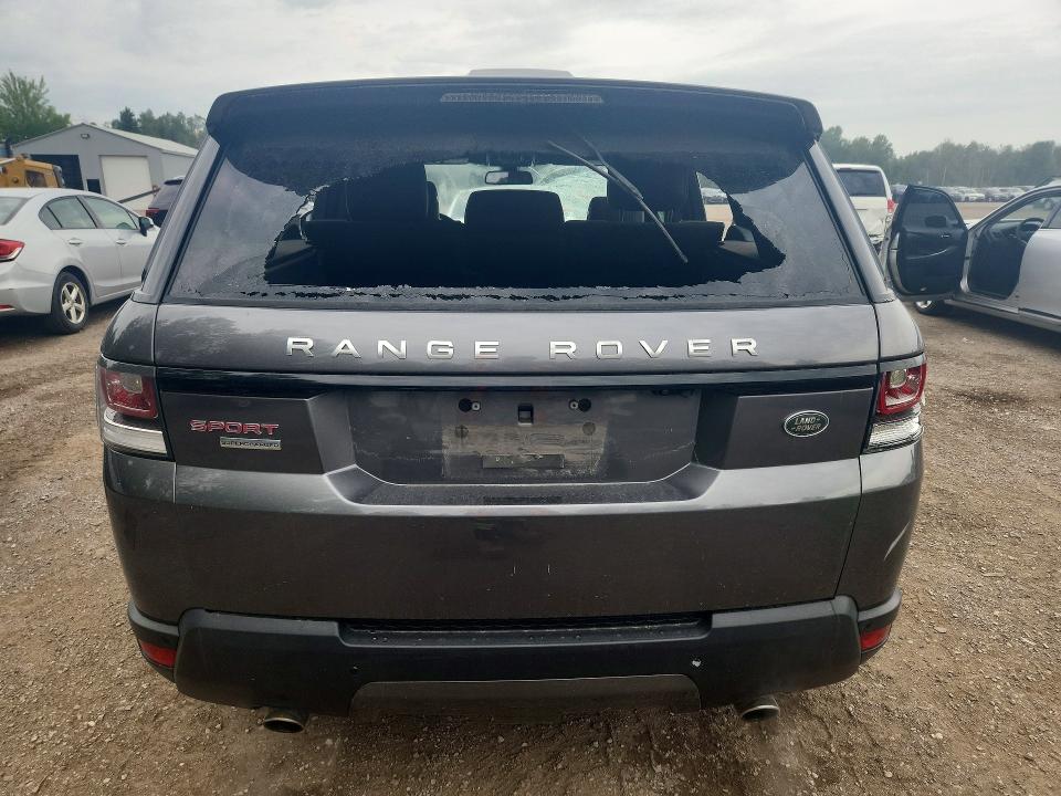 2016 Land rover Range rover sport VIN SALWR2EF9GA552506 COPART salvage auction — VANDALISM, ON - PERMIT NO BRAND - UNFIT, sold $9,400 on 2026-08-20 (photo 6)