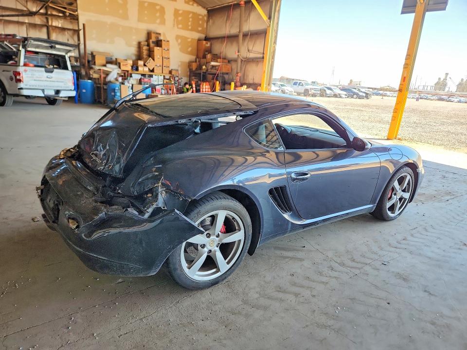 2006 Porsche Cayman VIN WP0AB29846U781139 COPART salvage auction — REAR END, AZ - CERT OF TITLE - SALVAGE, sold $7,700 on 2026-09-04 (photo 3)