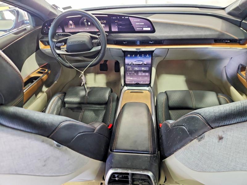 2023 Lucid Air VIN 50EA1GBA6PA002027 COPART salvage auction — REAR END, Salvage Title, sold $20,300 on 2026-09-04 (photo 8)