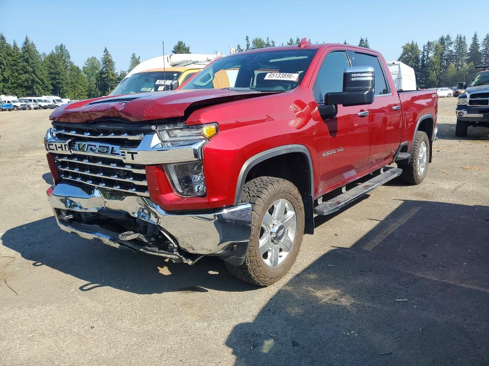 2020 Chevrolet Silverado VIN 1GC4YPEY7LF130294 — COPART salvage auction photo