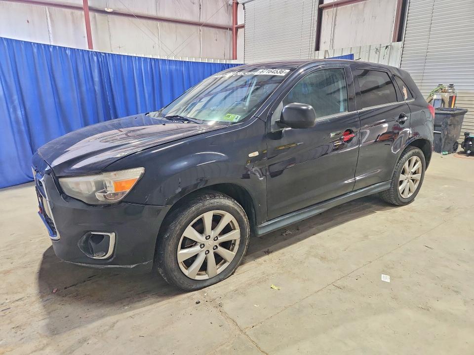 2014 Mitsubishi Outlander VIN 4A4AR4AU1EE023664 COPART salvage auction — FRONT END, Wv - Certificate Of Title, sold $1,150 on 2026-09-03 (photo 1)