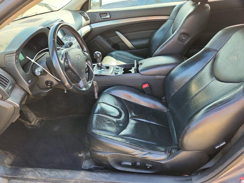 2010 Infiniti G37 VIN JN1CV6EL7AM152987 COPART salvage auction — FRONT END, AB - BOS - SALVAGE, sold $725 on 2026-08-27 (photo 7)