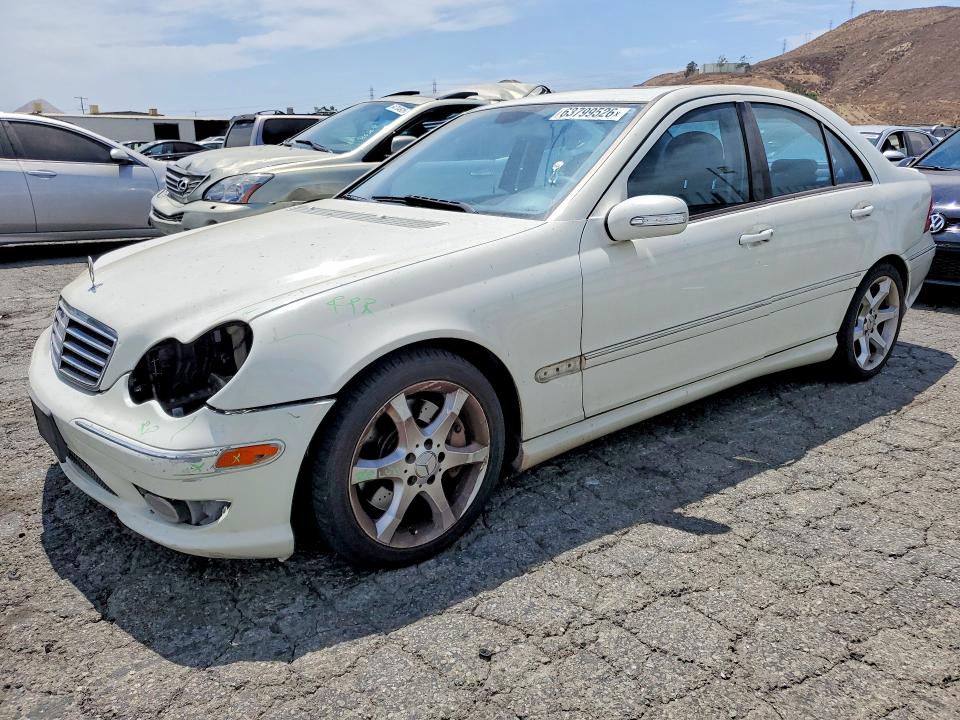 2007 Mercedes-benz C class VIN WDBRF52H07F917130 COPART salvage auction — FRONT END, CA - SALVAGE CERTIFICATE, sold $325 on 2026-08-20 (photo 1)
