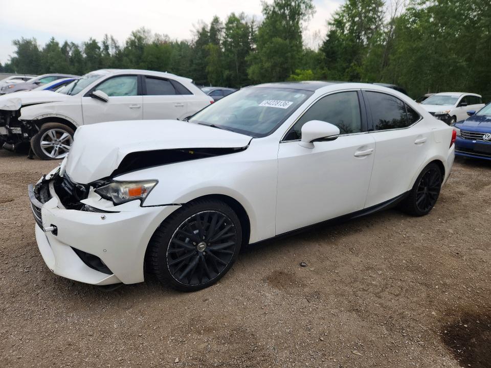 2014 Lexus Is 250 VIN JTHCF1D2XE5001095 COPART salvage auction — FRONT END, ON - PERMIT NO BRAND - UNFIT, sold $3,900 on 2026-08-25 (photo 1)
