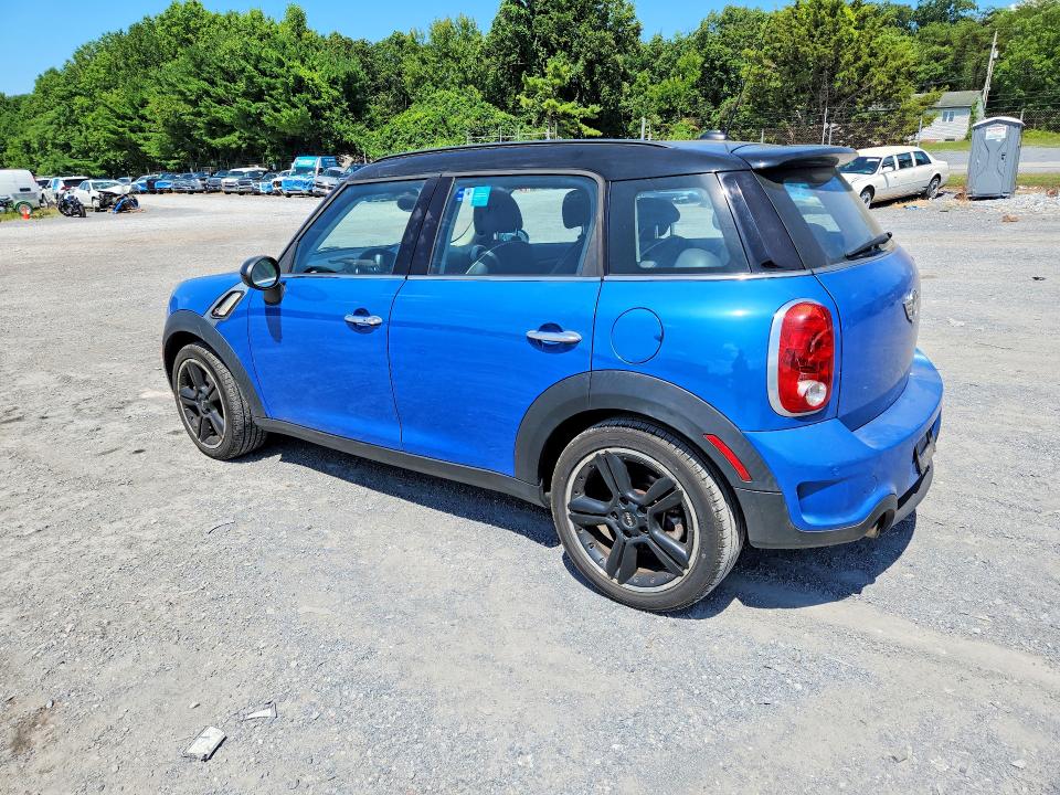 2012 Mini Cooper VIN WMWZC3C57CWM26953 COPART salvage auction — FRONT END, Pa - Certificate Of Salvage, sold $600 on 2026-08-10 (photo 2)