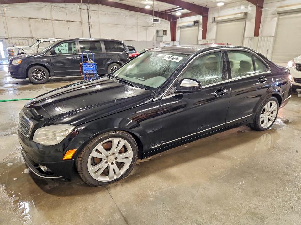 2009 Mercedes-benz C class VIN WDDGF81XX9R046618 COPART salvage auction — HAIL, MN - CERTIFICATE OF TITLE, sold $600 on 2026-08-17 (photo 1)