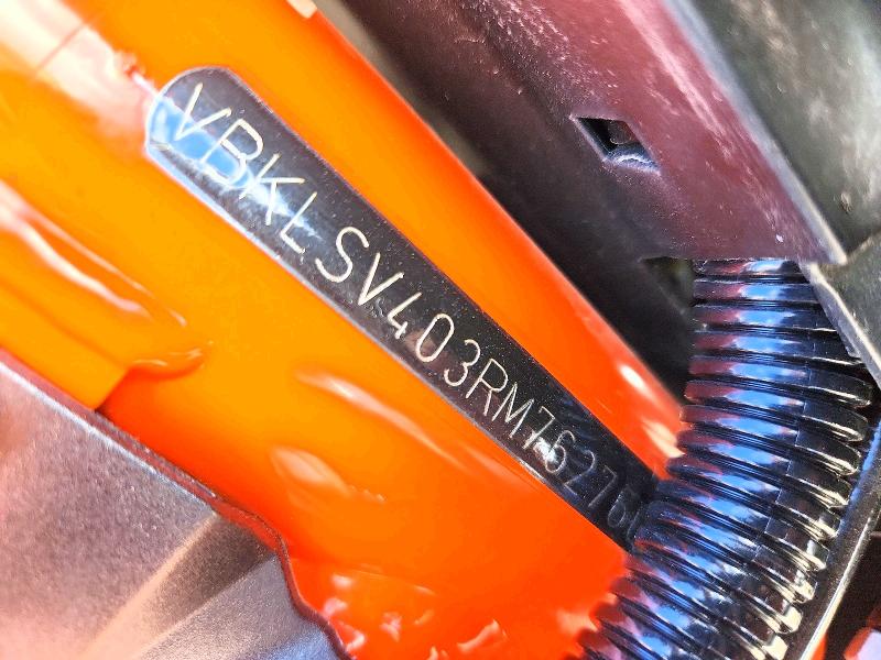 2024 Ktm 690 supermoto VIN VBKLSV403RM762760 COPART salvage auction — MECHANICAL, In - Cert Of Title-Salvage Title, sold $4,550 on 2026-10-16 (photo 9)
