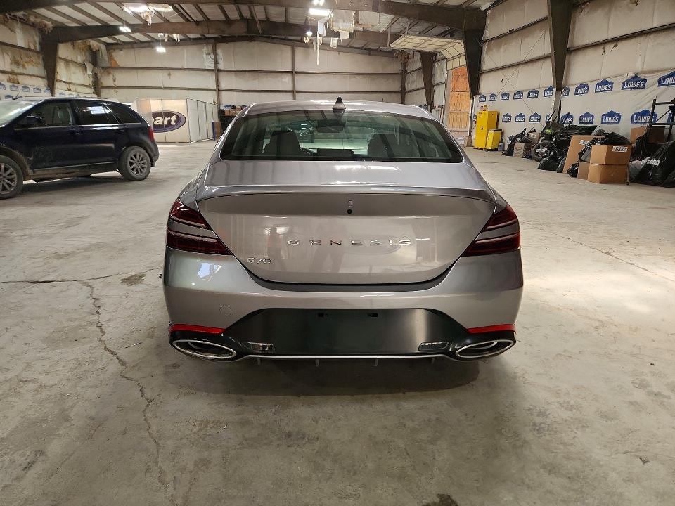 2025 Genesis G70 VIN KMTG34SC3SU155871 COPART salvage auction — SIDE, Ct - Clean Title, sold $15,600 on 2026-08-19 (photo 6)