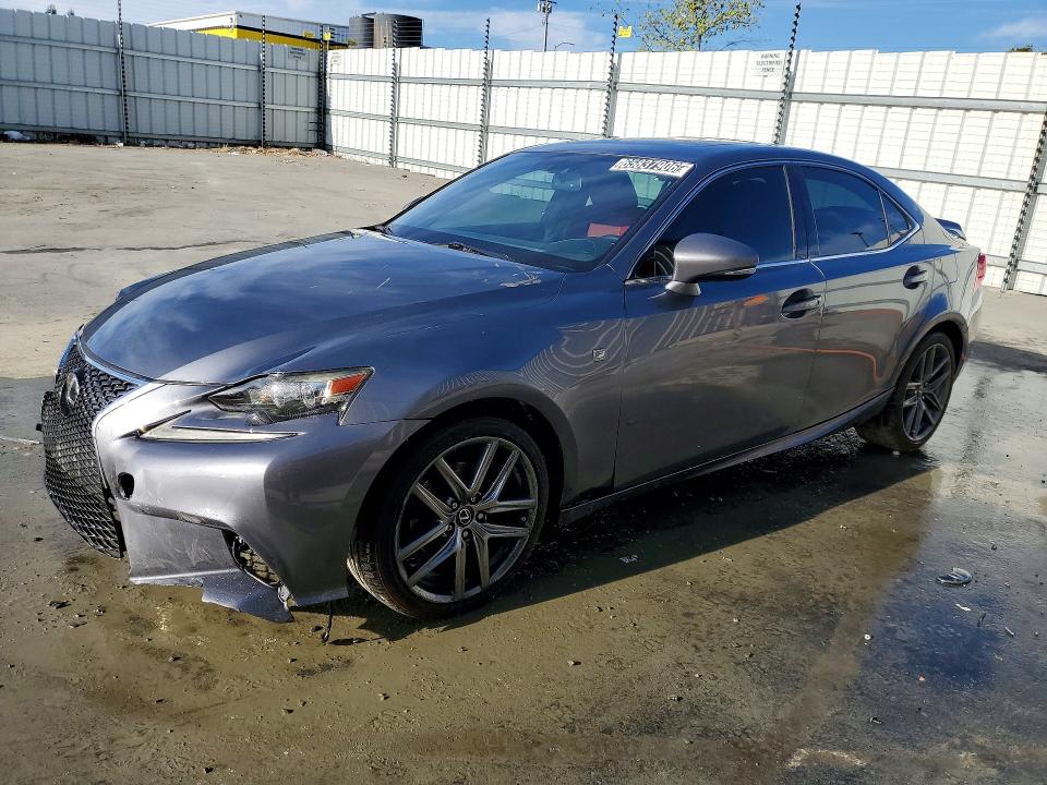2014 Lexus Is 250 VIN JTHBF1D2XE5035940 COPART salvage auction — FRONT END, Ca - Certificate Of Title, sold $8,000 on 2026-09-22 (photo 1)