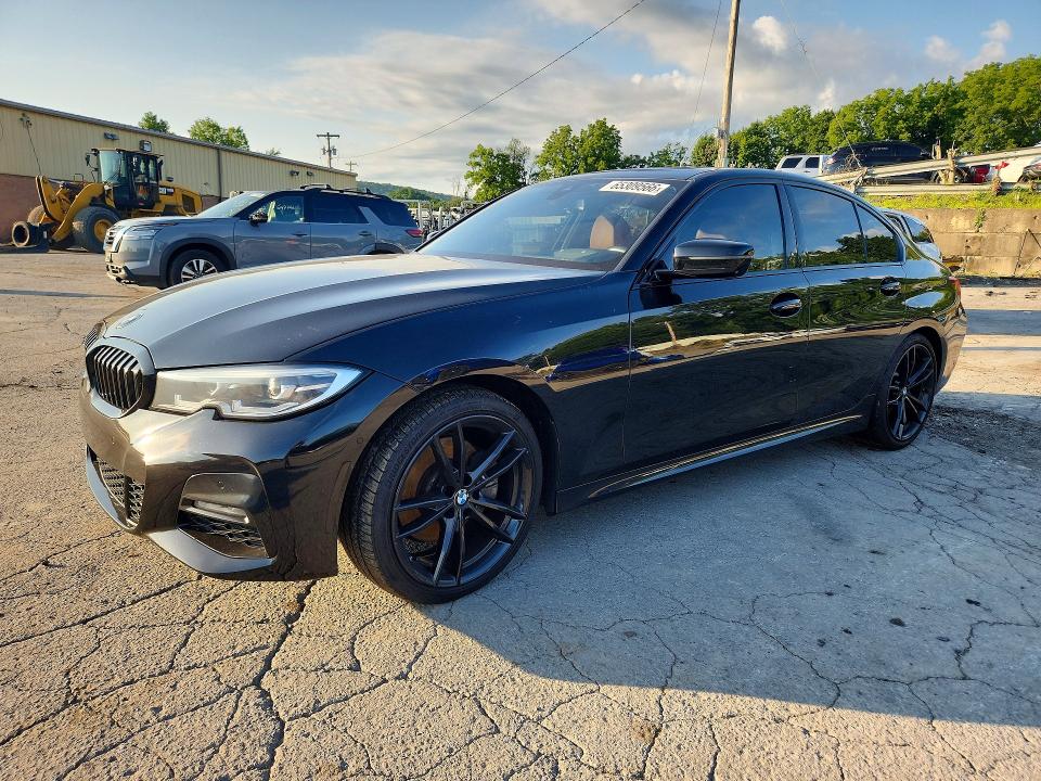2021 BMW 3er VIN 3MW5R7J09M8C05960 — COPART salvage auction photo