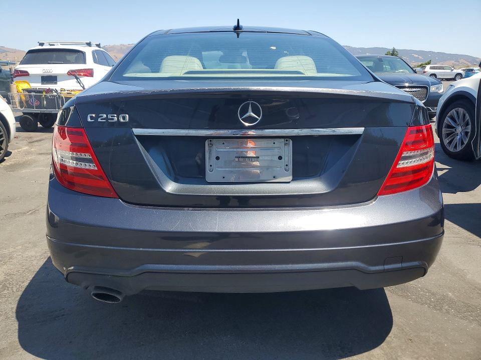 2012 Mercedes-benz C class VIN WDDGJ4HB9CF932455 COPART salvage auction — SIDE, CA - DIS/DLR/EXP ONLY LIEN PAPERS, sold $525 on 2026-08-13 (photo 6)