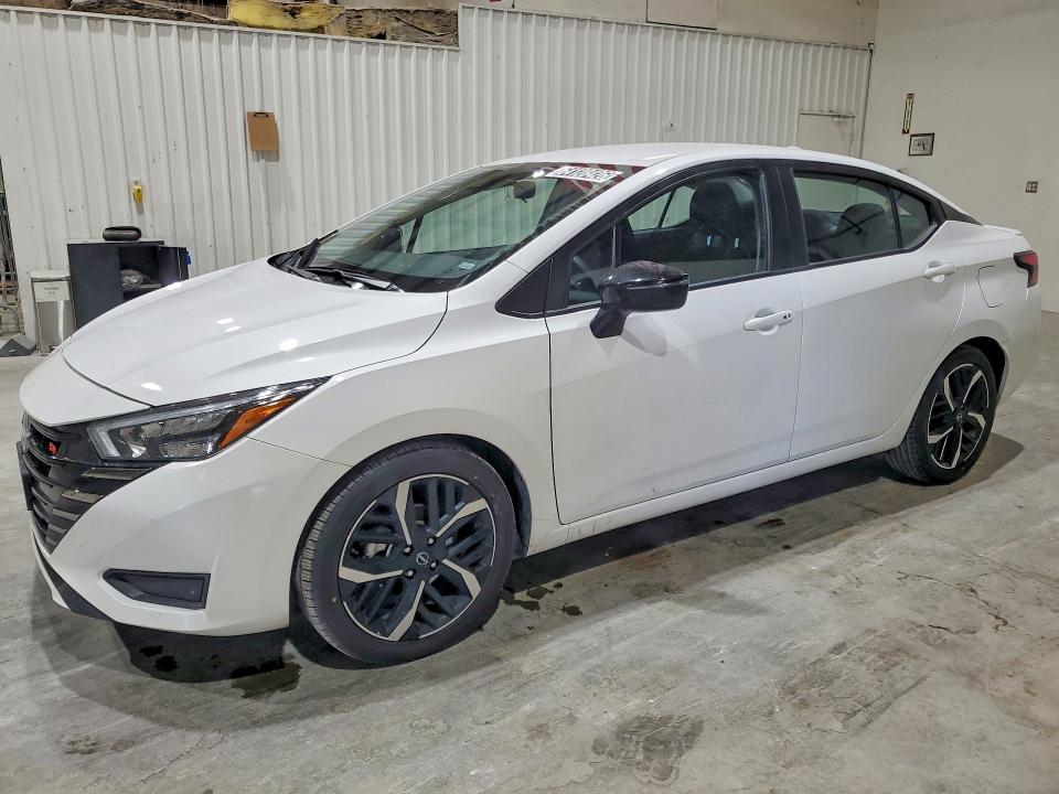 2025 Nissan Versa VIN 3N1CN8FV9SL833692 COPART salvage auction — REAR END, Ca - Certificate Of Title (P), sold $8,300 on 2026-08-17 (photo 1)