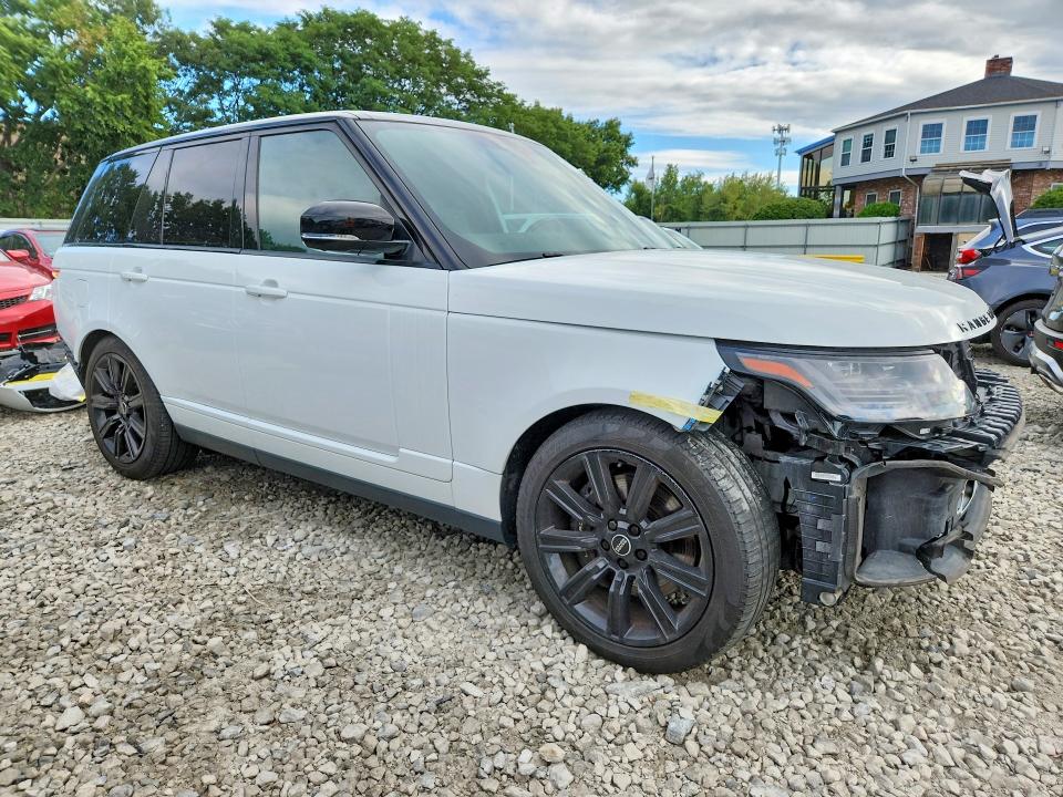 2019 Land rover RANGE ROVER VIN SALGS2RE8KA524764 COPART salvage auction — FRONT END, Ma - Cert Of Title-Salvage, sold $11,500 on 2026-08-21 (photo 4)