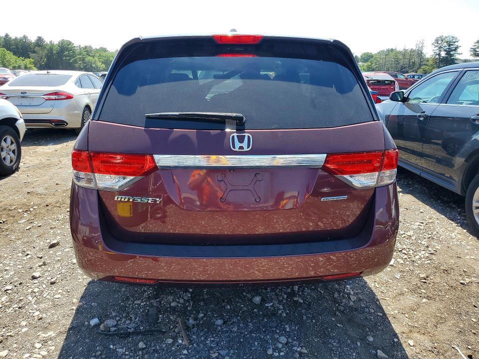 2016 Honda Odyssey VIN 5FNRL5H32GB051716 COPART salvage auction — FRONT END, Md - Cert Of Salvage < 75% Damage, sold $2,500 on 2026-08-24 (photo 6)