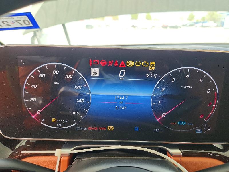2021 Mercedes-benz S-klasse VIN W1K6G7GB0MA041661 COPART salvage auction — MINOR DENT/SCRATCHES, Tx - Salvage Vehicle Title, sold $2,100 on 2026-08-28 (photo 9)