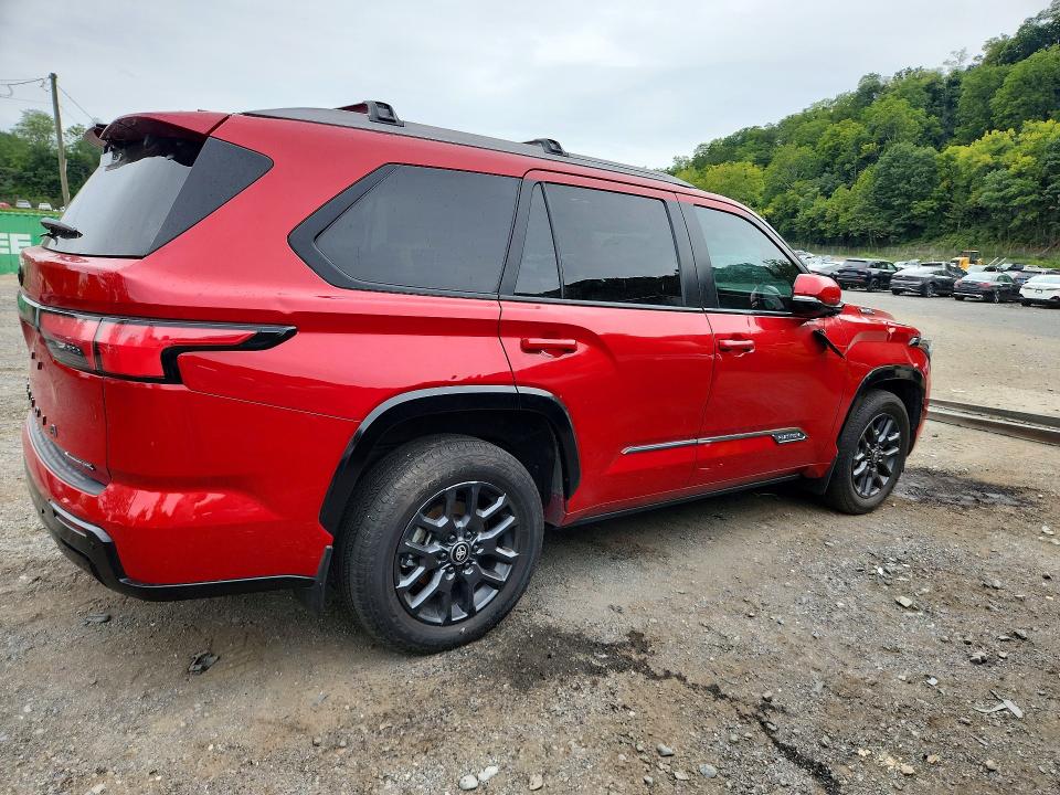 2025 Toyota Sequoia VIN 7SVAAABA7SX064503 COPART salvage auction — ROLLOVER, NJ - CERT OF TITLE-SALVAGE, sold $37,000 on 2026-10-06 (photo 3)