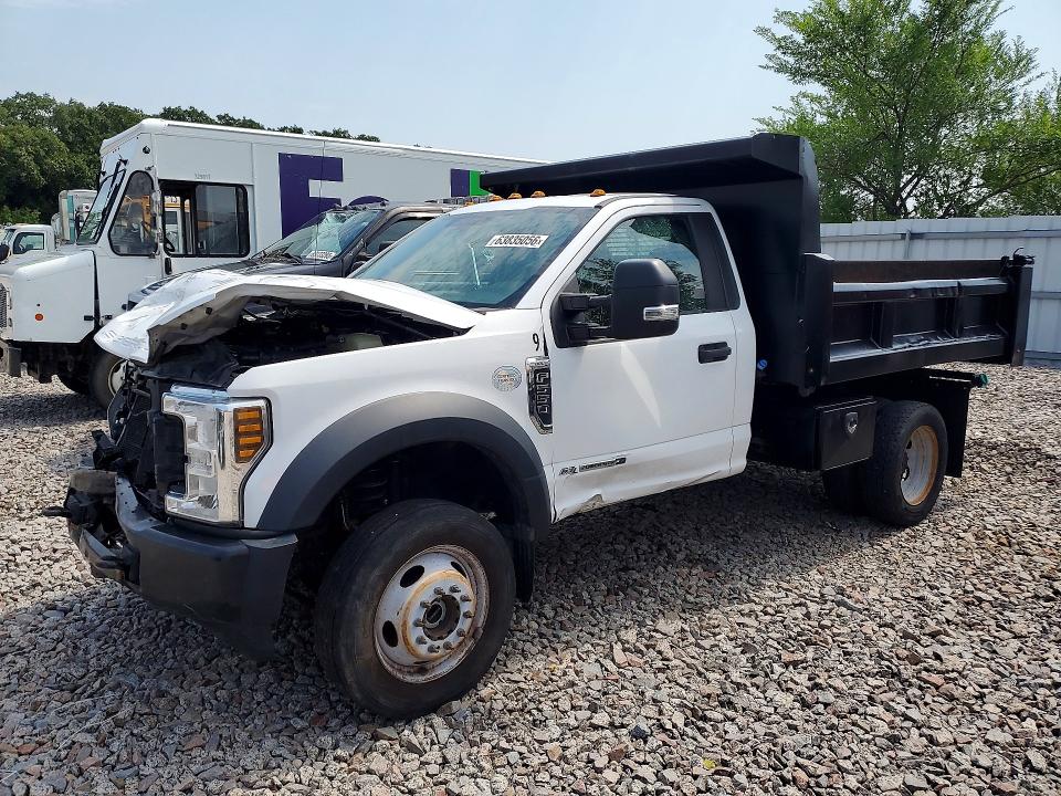 2019 Ford F550 VIN 1FDUF5HT9KDA24672 COPART salvage auction — FRONT END, In - Cert Of Title-Salvage Title (P), sold $8,300 on 2026-08-11 (photo 1)