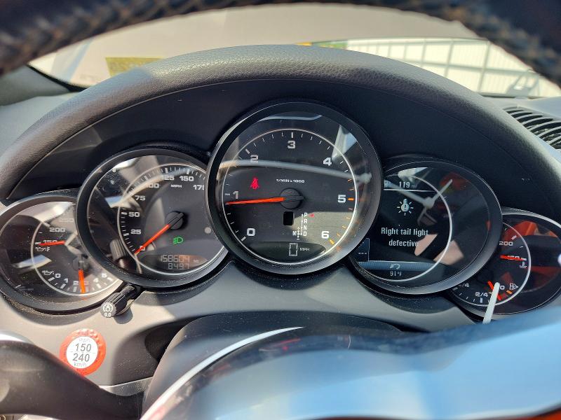 2015 Porsche Cayenne VIN WP1AF2A25FLA31488 COPART salvage auction — REAR END, Nc - Salvage Certificate Of Title, sold $7,300 on 2026-08-26 (photo 9)