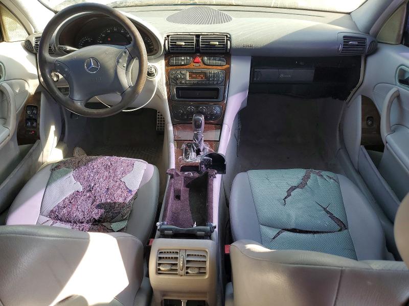 2004 Mercedes-benz C class VIN WDBRF61J04A622838 COPART salvage auction — REAR END, CA - SALVAGE CERTIFICATE, sold $375 on 2026-08-13 (photo 8)