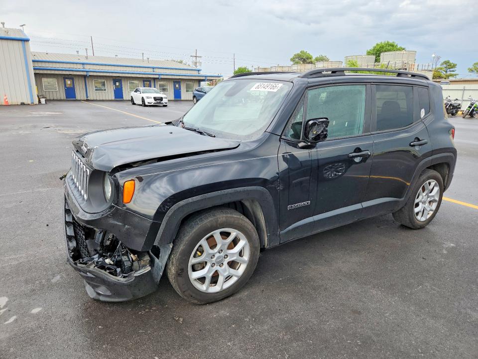 2016 Jeep Renegade VIN ZACCJABT8GPC67639 COPART salvage auction — FRONT END, OK - CERT OF TITLE-REPOSSESSION, sold $225 on 2026-08-19 (photo 1)