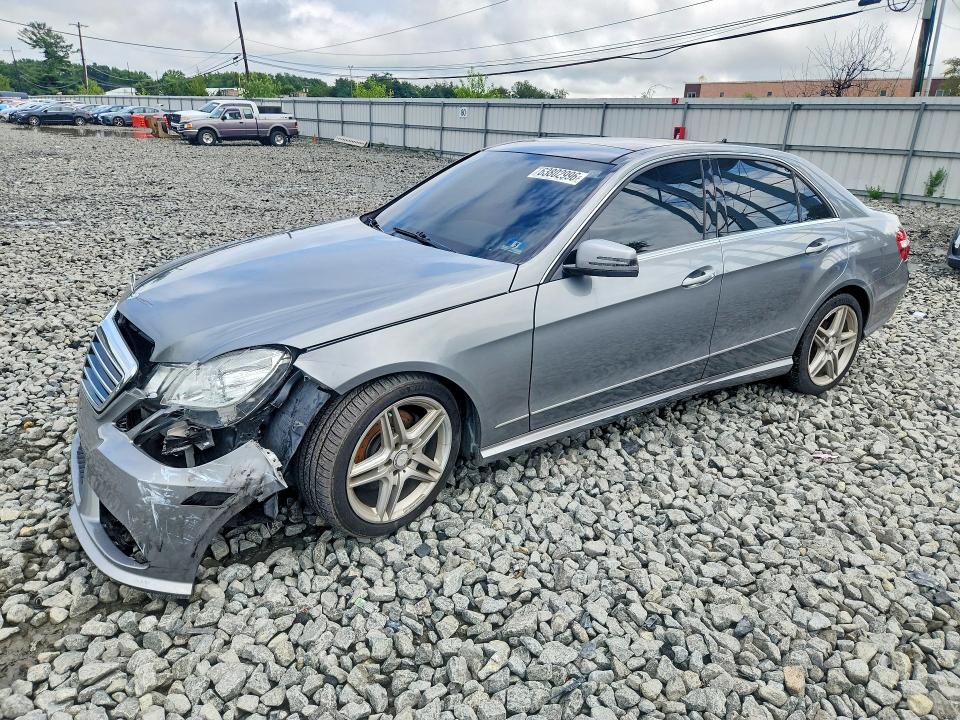 2011 Mercedes-benz E-class VIN WDDHF8HB7BA434313 COPART salvage auction — FRONT END, NJ - CERT OF TITLE-SALVAGE (P), sold $1,350 on 2026-08-12 (photo 1)