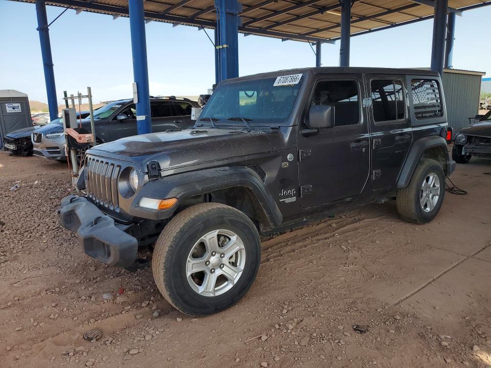 2021 Jeep Wrangler / VIN 1C4HJXDG2MW519523 — COPART salvage auction photo