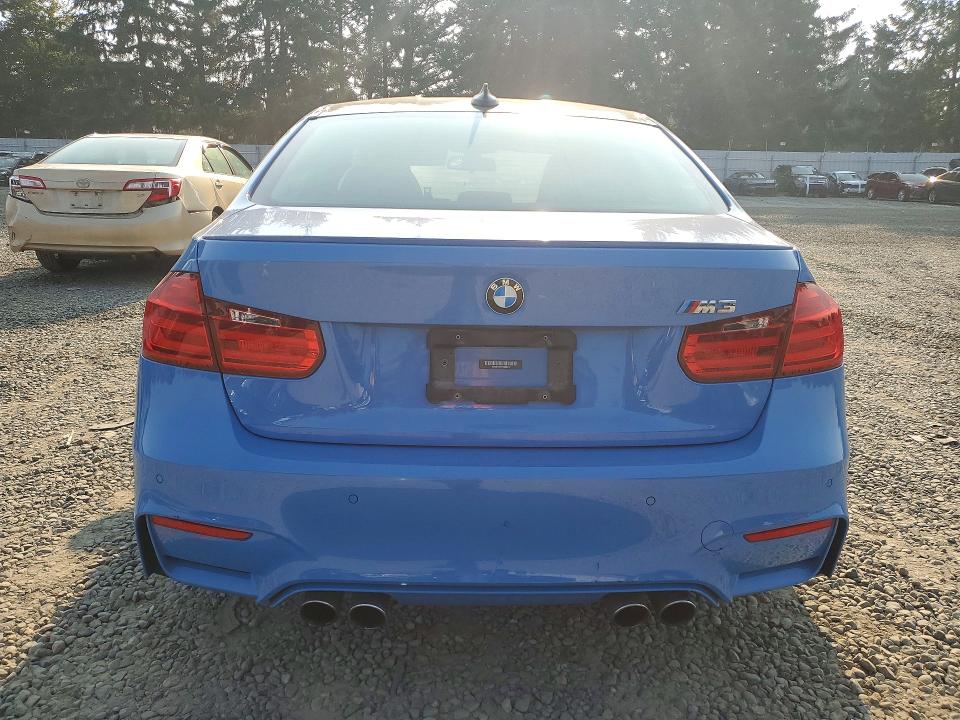 2015 BMW M3 VIN WBS3C9C54FP803130 COPART salvage auction — FRONT END, Wa - Bill Of Sale, sold $26,000 on 2026-08-28 (photo 6)