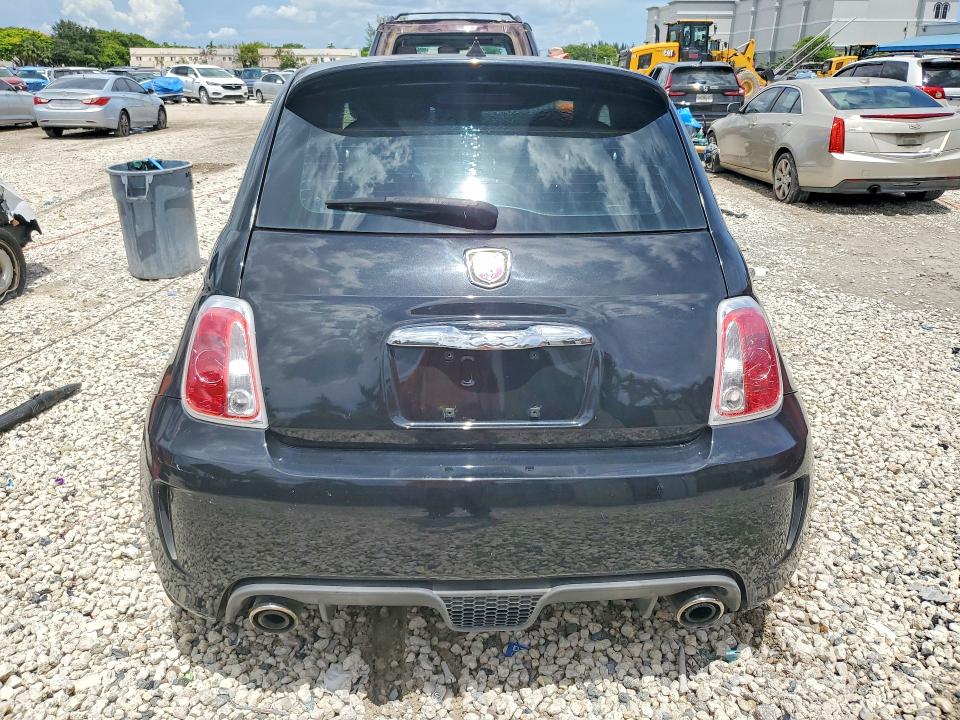 2012 Fiat 500 VIN 3C3CFFFH7CT291040 COPART salvage auction — MINOR DENT/SCRATCHES, TX - SALVAGE VEHICLE TITLE, sold $1,100 on 2026-09-23 (photo 6)
