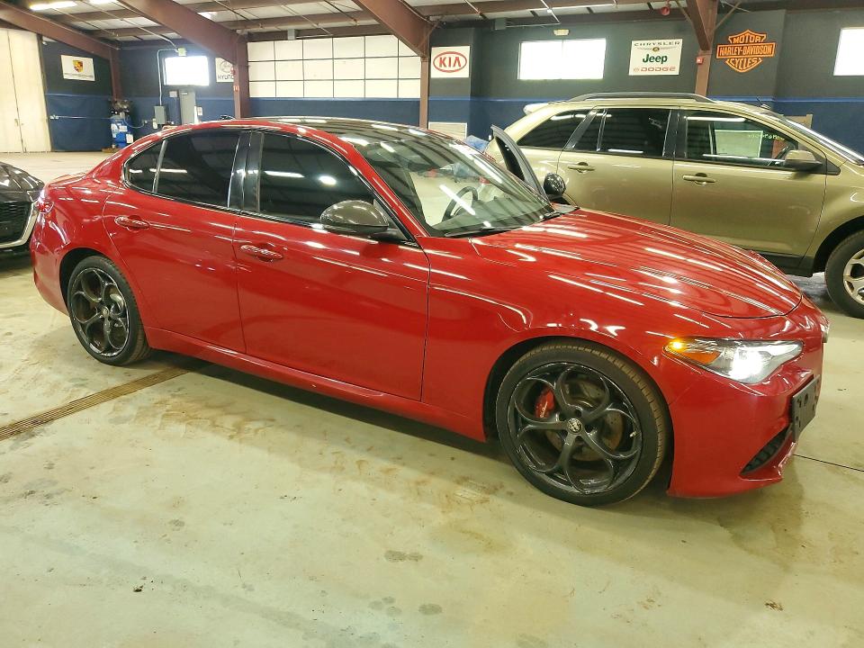 2019 Alfa romeo Giulia VIN ZARFANBN6K7612720 COPART salvage auction — FRONT END, WV - CERTIFICATE OF TITLE (P), sold $6,700 on 2026-08-06 (photo 4)