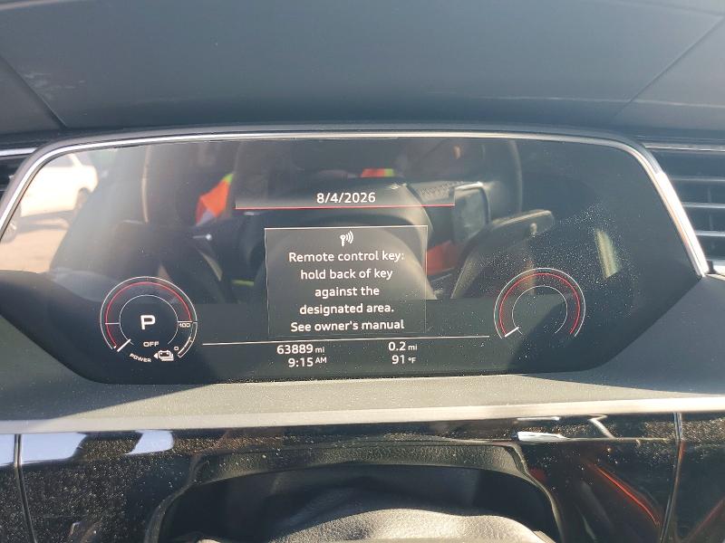 2019 Audi E-tron VIN WA1VAAGE3KB007357 COPART salvage auction — MINOR DENT/SCRATCHES, Salvage Title, sold $13,300 on 2026-08-18 (photo 9)