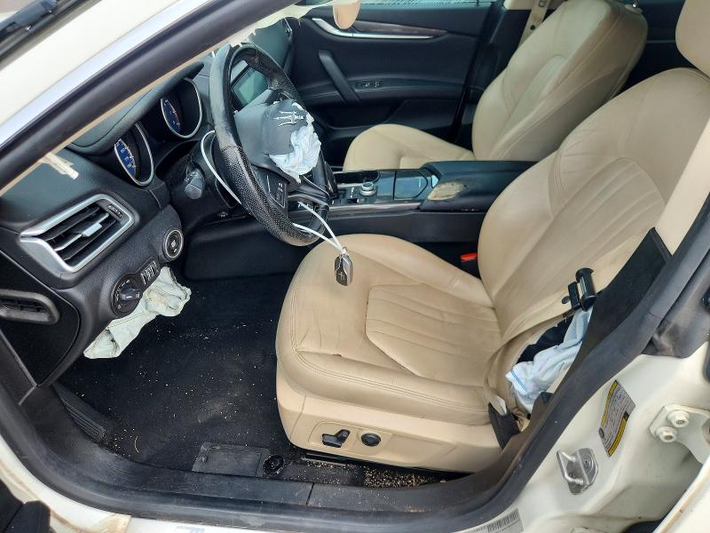 2020 Maserati Ghibli VIN ZAM57XSA7L1344418 COPART salvage auction — FRONT END, Tx - Salvage Vehicle Title, sold $4,650 on 2026-08-17 (photo 7)