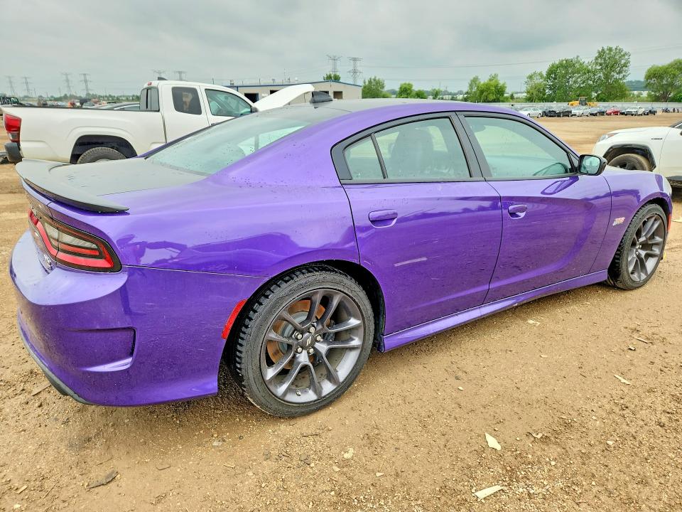 2023 Dodge Charger VIN 2C3CDXGJ8PH690101 COPART salvage auction — WATER/FLOOD, Salvage Title, sold $27,250 on 2026-09-22 (photo 3)