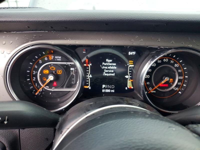 2021 Jeep Gladiator VIN 1C6HJTAG7ML552457 COPART salvage auction — WATER/FLOOD, Fl - Cert Of Title-Slvg Rebld Flood, sold $9,000 on 2026-09-11 (photo 9)