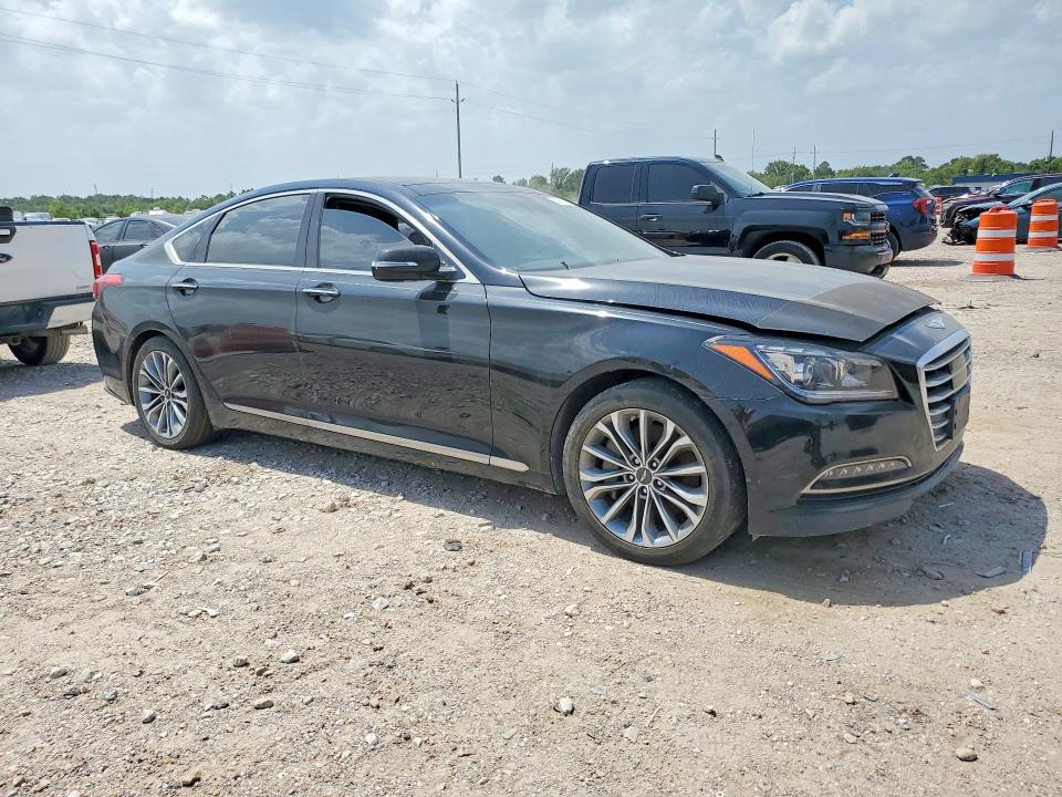 2017 Genesis G80 VIN KMHGN4JE6HU206893 COPART salvage auction — MINOR DENT/SCRATCHES, Tx - Certificate Of Title, sold $3,250 on 2026-09-10 (photo 4)