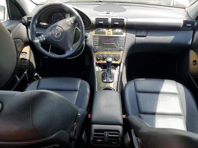 2007 Mercedes-benz C class VIN WDBRF52H07F917130 COPART salvage auction — FRONT END, CA - SALVAGE CERTIFICATE, sold $325 on 2026-08-20 (photo 8)