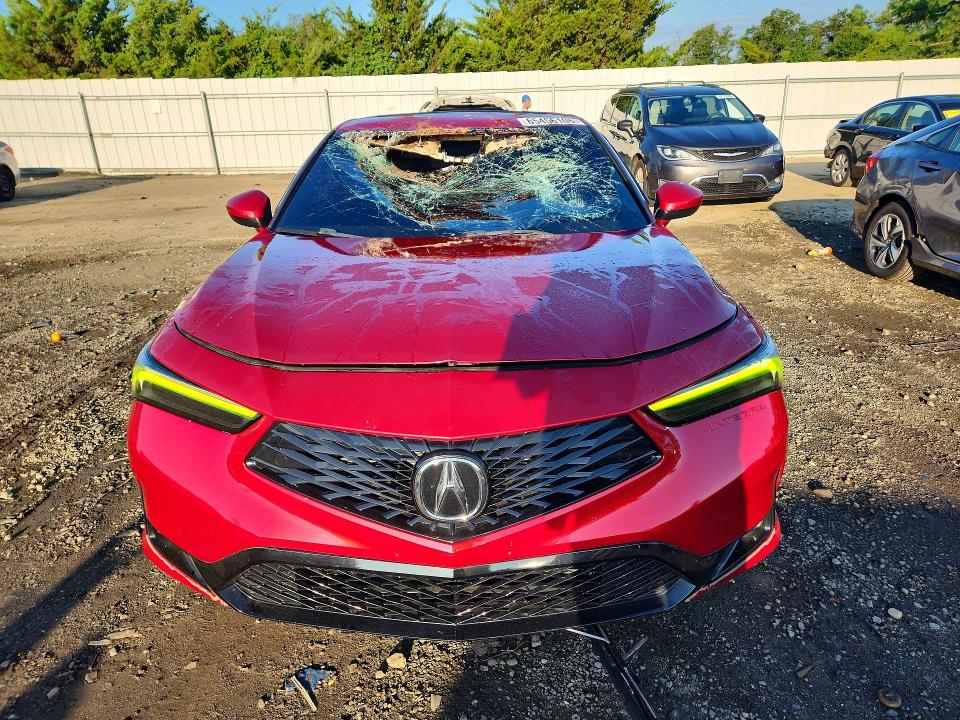 2023 Acura Integra VIN 19UDE4H35PA014099 COPART salvage auction — ROOF, Nj - Cert Of Title-Salvage, sold $8,700 on 2026-09-04 (photo 5)